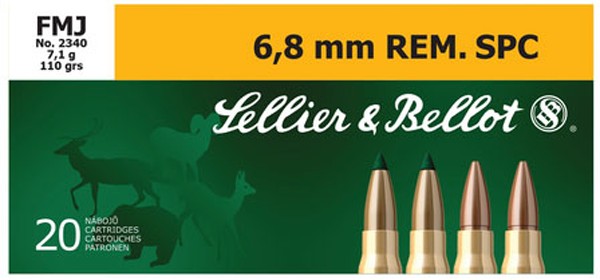 S&B 6.8MM REM SPL 110FMJ 20 - Win Repeating Arms Promotion